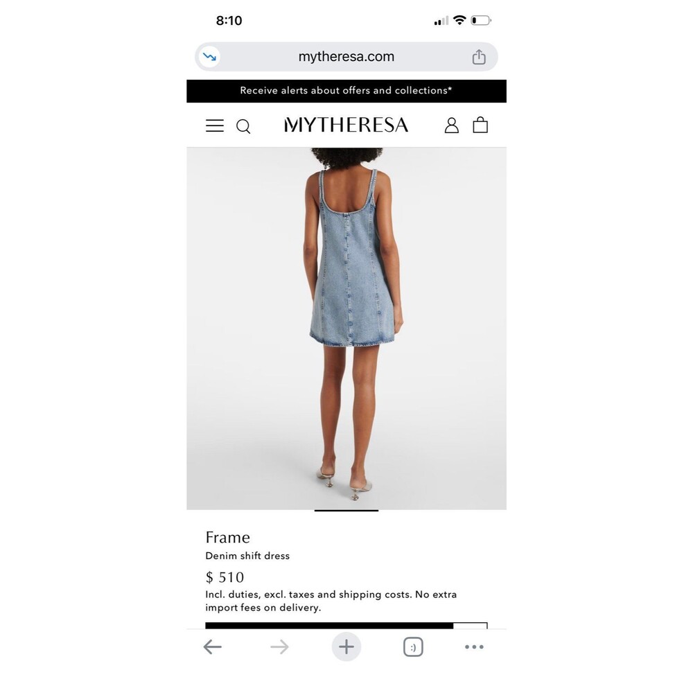 Frame The Shift Dress NWT - Picture 4 of 12